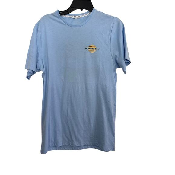 Swannies Golf Men's Blue No Bad Days Crew Neck T-Shirt Size Medium - Picture 3 of 7